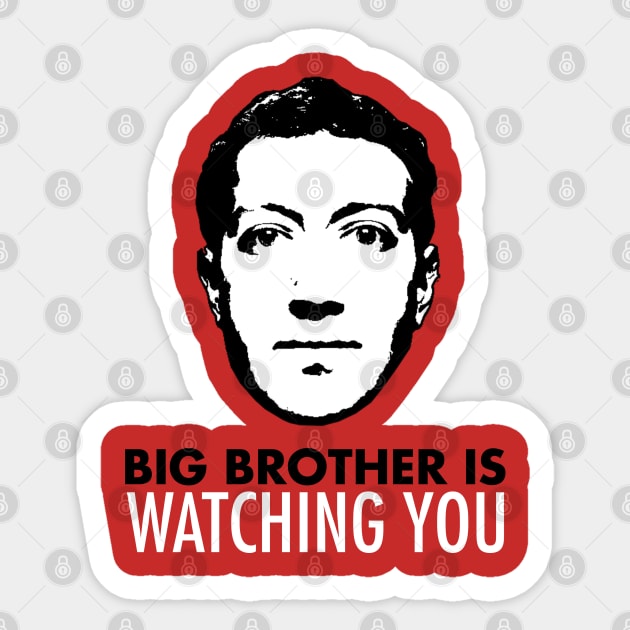 Big Brother is watching you | Free Speech | New King Of Word Sticker by japonesvoador